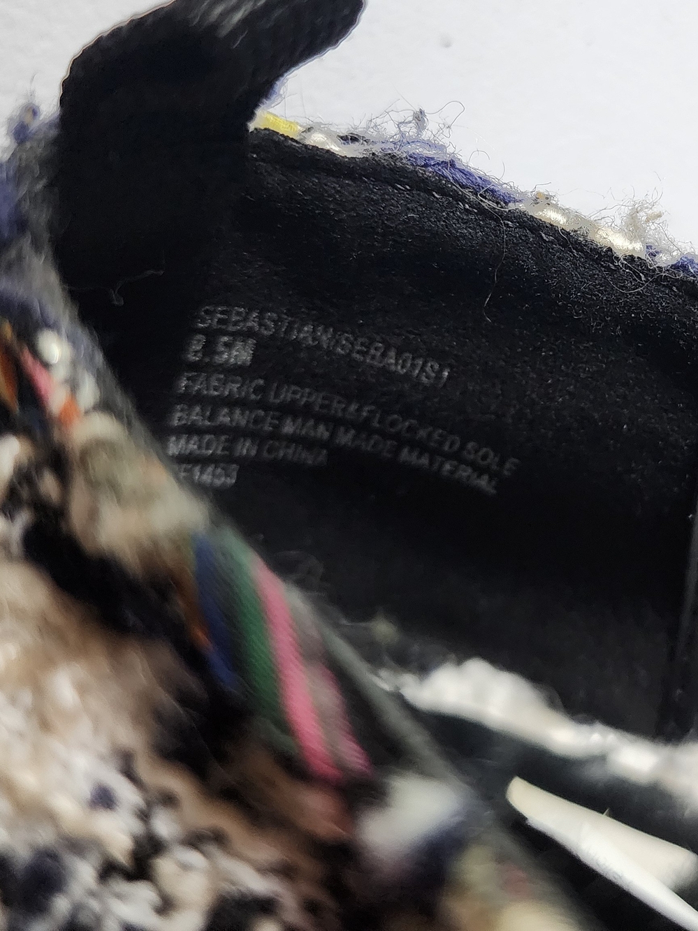 Steve Madden Navy & White Tweed Oxfords - Picture 8 of 8